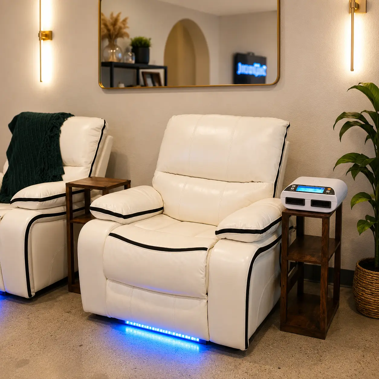 Lymphatic Compression at Citrus and Sage Wellness Retreat in Redlands